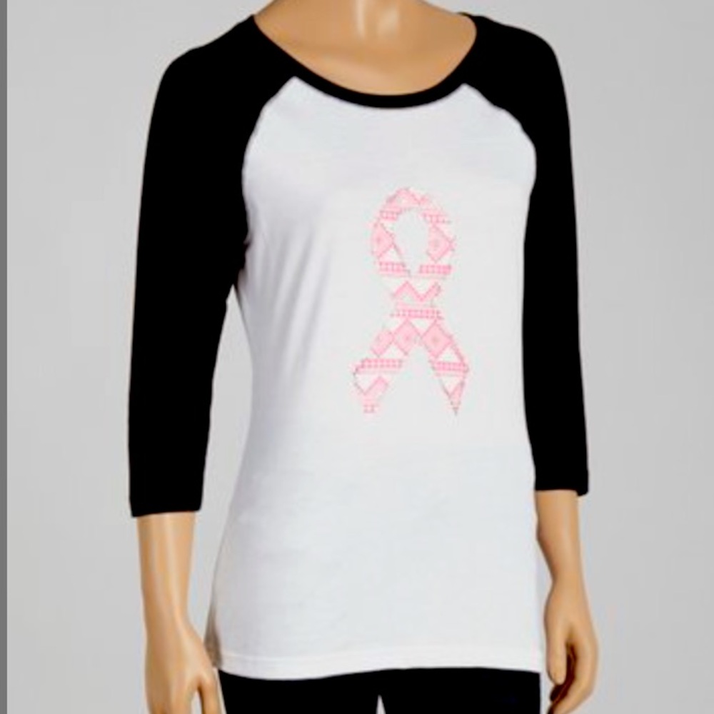 Breast cancer ribbon shirt